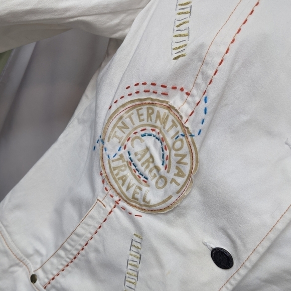 Christine Phillipe California Embroidered Blazer Sz 8 - Picture 5 of 16